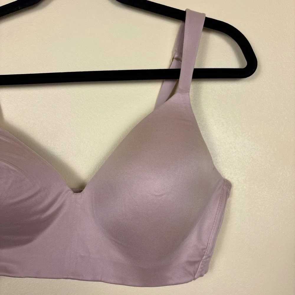 NATORI Revelation Wireless Contour Bra Size 38C Rose Beige Pink Everyday Comfort